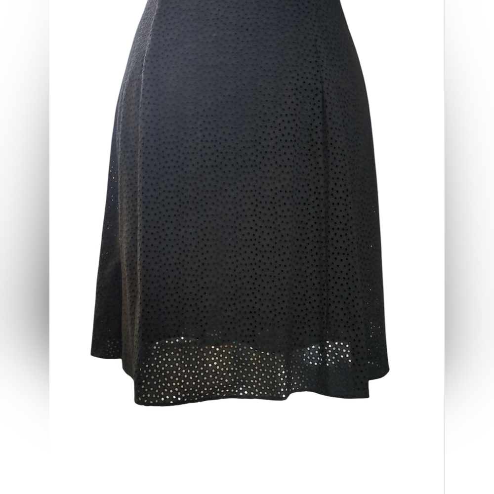 Theory Dress Color Black Size 00 BD Ruffle DR Nova Eyelet - Picture 5 of 10